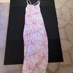 Maxi dress, cool octopus print